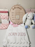 “Born in 2026” Pink Baby Bundle