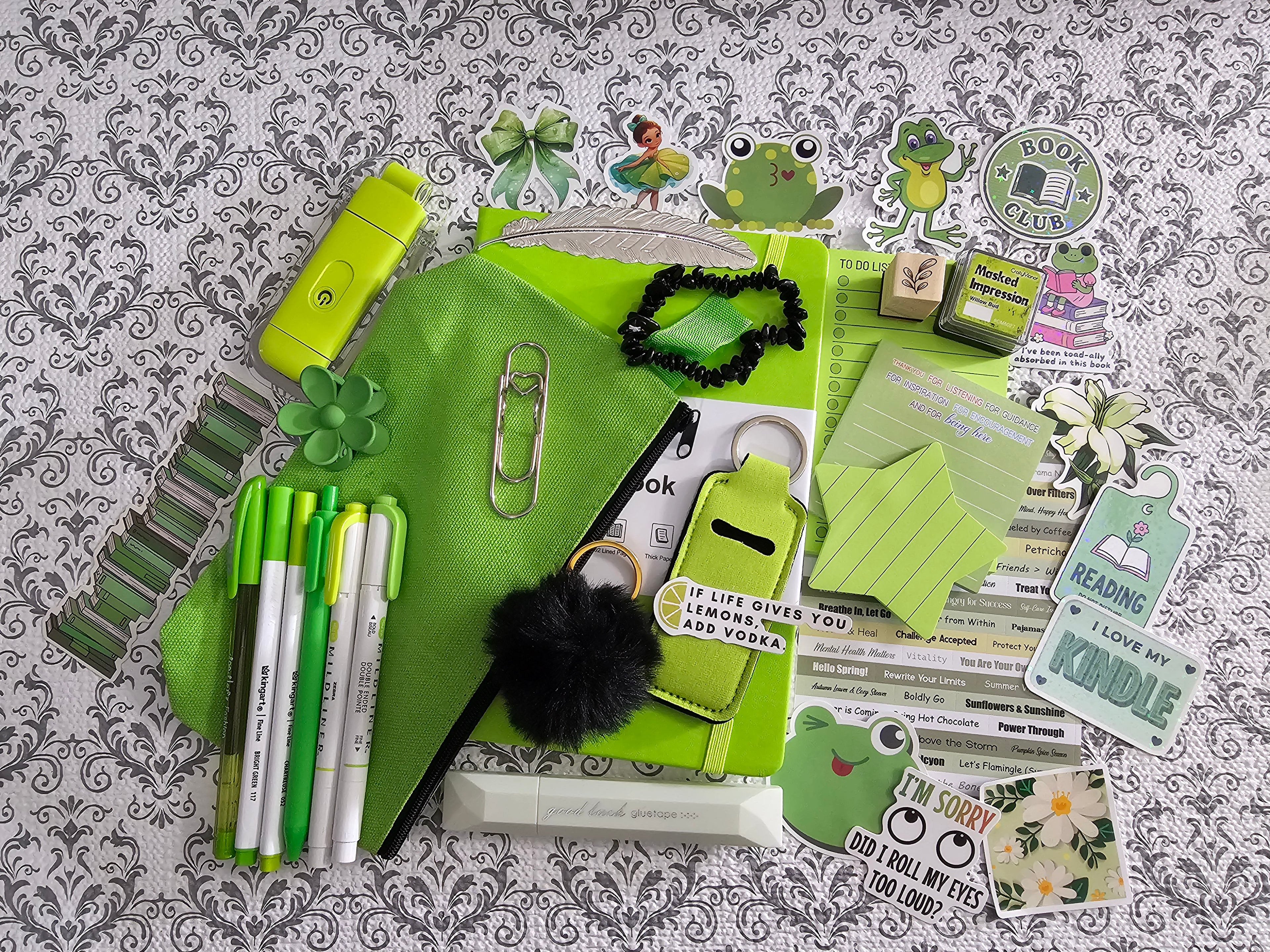 Lime Green / Frog Bundle