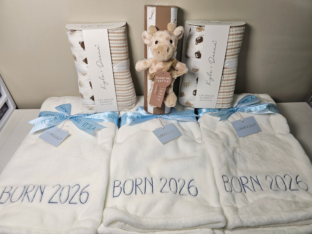 "Born in 2026" Blue Baby Bundle
